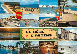 33 - Gironde - La Cote D'Argent - Multivues - Automobiles - Blasons - CPM - Voir Scans Recto-Verso - Autres & Non Classés