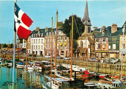 14 - Honfleur - Le Bassin Des Yachts - Automobiles - 2CV - CPM - Voir Scans Recto-Verso - Honfleur