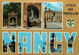 54 - Nancy - La Ville Aux Portes D'or - Multivues - Blasons - CPM - Voir Scans Recto-Verso - Nancy