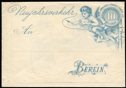 Deutsches Reich Stadtpost, 1886, Brief - Posta Privata & Locale