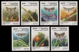 Mauretanien 1988 - Mi-Nr. 943-949 ** - MNH - Insekten / Insects - Mauritanie (1960-...)