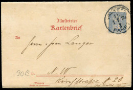 Deutsches Reich Stadtpost, 1899, Brief - Postes Privées & Locales