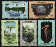 Mauritius 1989 - Mi-Nr. 678-682 I ** - MNH - Fauna & Flora - Mauritius (1968-...)