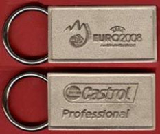 ** PORTE - CLEFS  CASTROL  EURO  2008  -  U. E. F. A. ** - Sleutelhangers