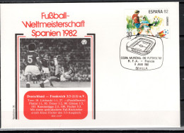 Spain 1982 Football Soccer World Cup Commemorative Cover Match Germany - France 3:3 - 1982 – Espagne