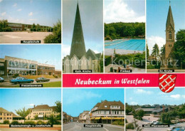 73254896 Neubeckum Hauptschule Katholische Kirche Freibad Freizeitzentrum  Neube - Beckum