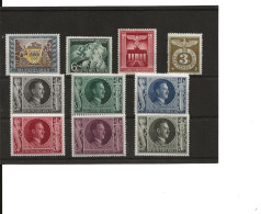 1943  Yv 747  760-768 **neufs - Unused Stamps