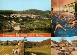 73254846 Stephanshausen Panorama Hallenbad Brunnen Landschaft Minigolf Stephansh - Sonstige & Ohne Zuordnung