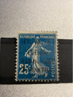 Colonie Francaise  Cilicie Surcharge O.M.F.- SAND. EST - Type Semeuse . 1piastre/25c. Bleu   Charnière - Ungebraucht