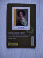 2018 ITALIA "ELENA LUCREZIA CORNARO PISCOPIA"tessera Filatelica - Cartes Philatéliques