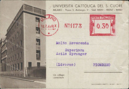 Bu706 Cartolina Milano Universita' Cattolica Del S.cuore - Milano (Milan)