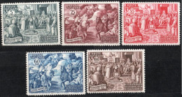 Vatican 1951 Chalkedon Council For 1000 Year 5 Values MNH - Ungebraucht