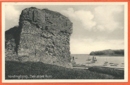 DK138_*   VORDINGBORG * DEN STORE RUIN  *  UBRUGT - Danemark