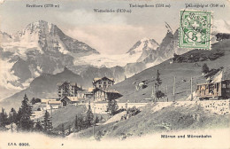 Schweiz - Mürren (BE ) Mürrenbahn - Breithorn - Wetterlücke - Tschingelhorn - Verlag C.P.N. 6001 - Mürren