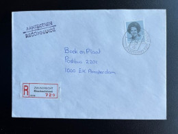 NETHERLANDS 1987 REGISTERED LETTER ZWIJNDRECHT MEERKOETSTRAAT TO AMSTERDAM 24-09-1987 NEDERLAND AANGETEKEND - Covers & Documents