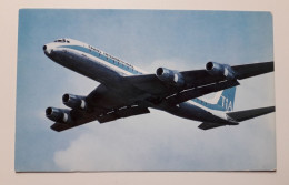 Airline Issued Card. Trans International Airlines DC 8 - 1946-....: Modern Era