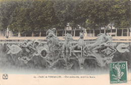 78-VERSAILLES LE PARC CHAR EMBOURBE MOTIF DU BASSIN-N°T2510-B/0193 - Versailles (Schloß)