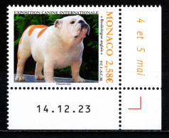 MONACO 2024 - EXPOSITION CANINE INTERNATIONALE 2024 - NEUF ** - Unused Stamps