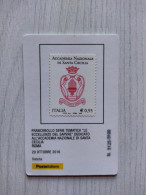 2016 ITALIA "ACCADEMIA NAZIONALE DI SANTA CECILIA - ROMA" Tessera Filatelica - Philatelic Cards