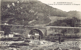 *CPA  - 34 - ROQUEBRUN - Ruisseau De La Fontaine Intermittente Et Orangerie - Otros & Sin Clasificación