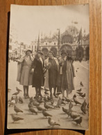 19448.   Fotografia Cartolina D'epoca Donne Femme 1930 Venezia - 14x9 - Anonymous Persons