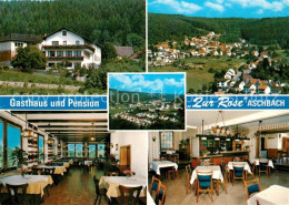 73252365 Aschbach Odenwald Gasthaus Pension Zur Rose Gastraeume Panorama Aschbac - Sonstige & Ohne Zuordnung