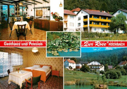 73252364 Aschbach Odenwald Gasthaus Pension Zur Rose Gastraeume Aschbach Odenwal - Autres & Non Classés