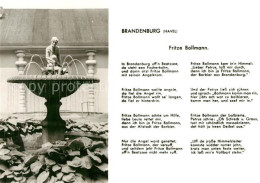 73252363 Brandenburg Havel Fritze Bollmann Brunnen Und Gedicht Brandenburg Havel - Brandenburg