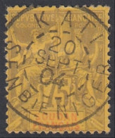Soudan 1904 - Colonie Française - Timbre Oblitéré. Yvert Nr.: 14. Centrale Oblitéré: "KATI"....... (EB) AR-02732 - Oblitérés