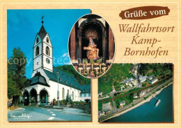 73251919 Kamp-Bornhofen Kirche Fliegeraufnahme Kamp-Bornhofen - Sonstige & Ohne Zuordnung