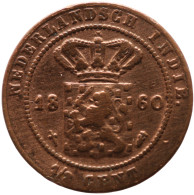 LaZooRo: Dutch East Indies 1/2 Cent 1860 VF - Indes Néerlandaises