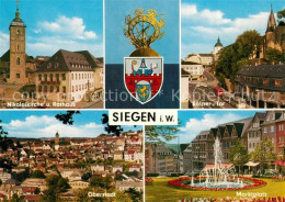 73251876 Siegen Westfalen Nikolaikirche Rathaus Koelner Tor Oberstadt Marktplatz - Siegen