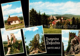 73251850 Regen Burgruine Weissenstein Kapelle  Regen - Regen