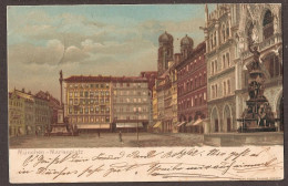 München 1900  - Marienplatz - München