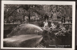 Düsseldorf 1940, Tritonengruppe Mit Königsallee - Düsseldorf