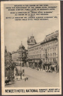 Budapest - Nemzeti Hotel National - Jozsef-Krt 4 - Hongrie