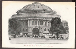 The Albert Hall, South Kensington With Lots Of Horse Carriages Waiting - London - Altri & Non Classificati