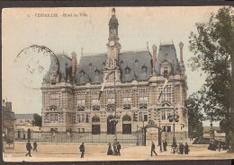 Versailles - 1919 - Hôtel De Ville - Animée - Versailles