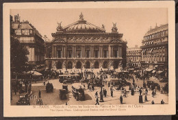 Paris - Place De L'Opéra - Animée - Places, Squares