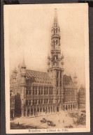 Bruxelles - Hôtel De Ville - Stadhuis - Animé - Koetsen Karren Etc. - Monuments, édifices