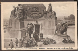 Bruxelles - Tombeau D'un Soldat Inconnu Belge Du World War 1 - Monumenten, Gebouwen