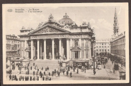 Bruxelles - La Bourse - De Beurs - The Exchange - Old-timer Taxi's - Bauwerke, Gebäude