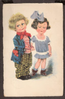 Des Enfants - Jolie Carte Postale Ancienne 1930 - Vintage Card - Dessins D'enfants