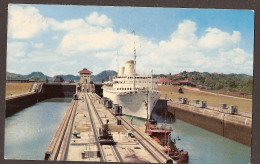 Panama Canal 1959 - Mirafiores Lock - S.s. Kungsholm - Panama