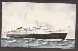 M.S. Koningin Wilhelmina - Stoomvaart Mij Zeeland - Hoek Van Holland-Harwich - Pâquebot - Steamers