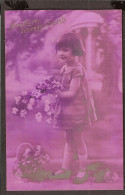 Jolie Fille Avec Des Fleurs - 1930 - Portraits