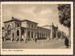 Bonn Am Rhein 1955 - Hauptbahnhof, Central Station, Gare, - Bonn