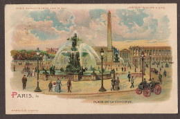 Paris - Place De La Concorde - 1903 - Piazze