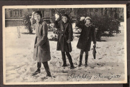 Sneeuwballen Gooien - 1937 - Szenen & Landschaften