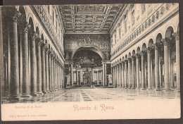 Roma - Basilica Di S. Paolo ~1900 - Iglesias
